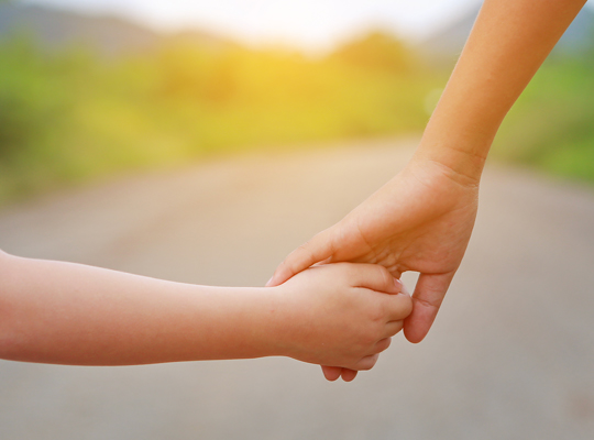 Austin Child Custody Parent and Child Holding Hands